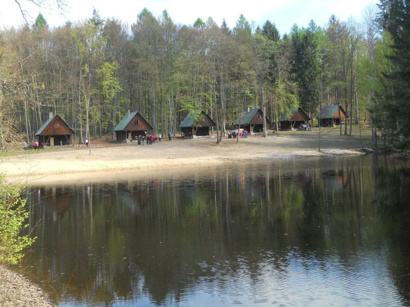 areál tábora Podolí I Jižní Čechy